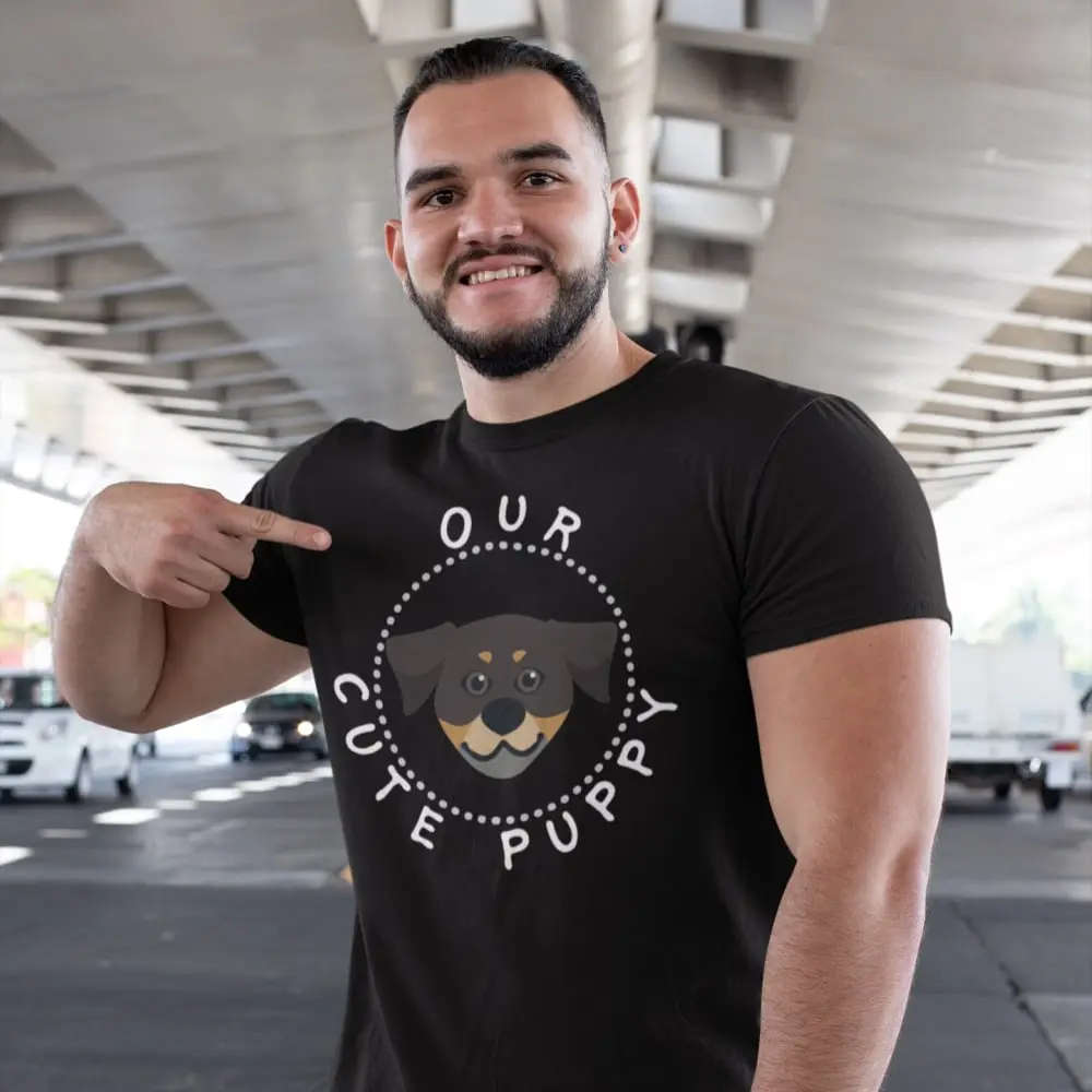 Rottweiler T-Shirt Short-Sleeve Unisex 1 rottweiler T shirt short sleeve mockup