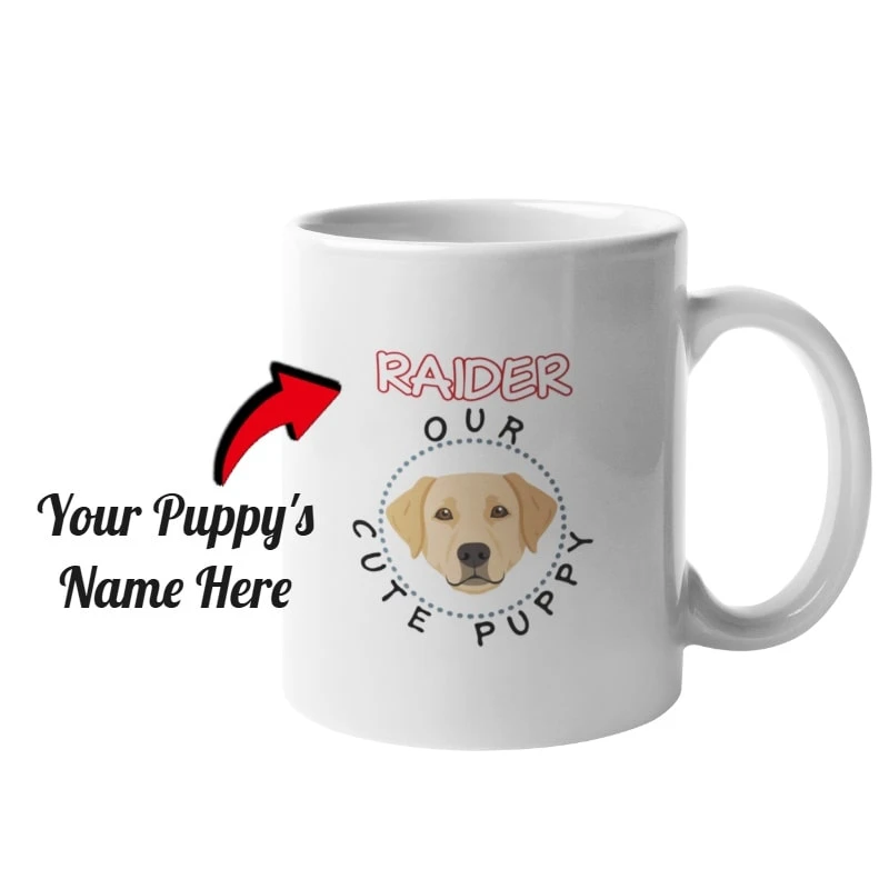 Labrador Mug, Customizable 2 Labrador Mug Customized